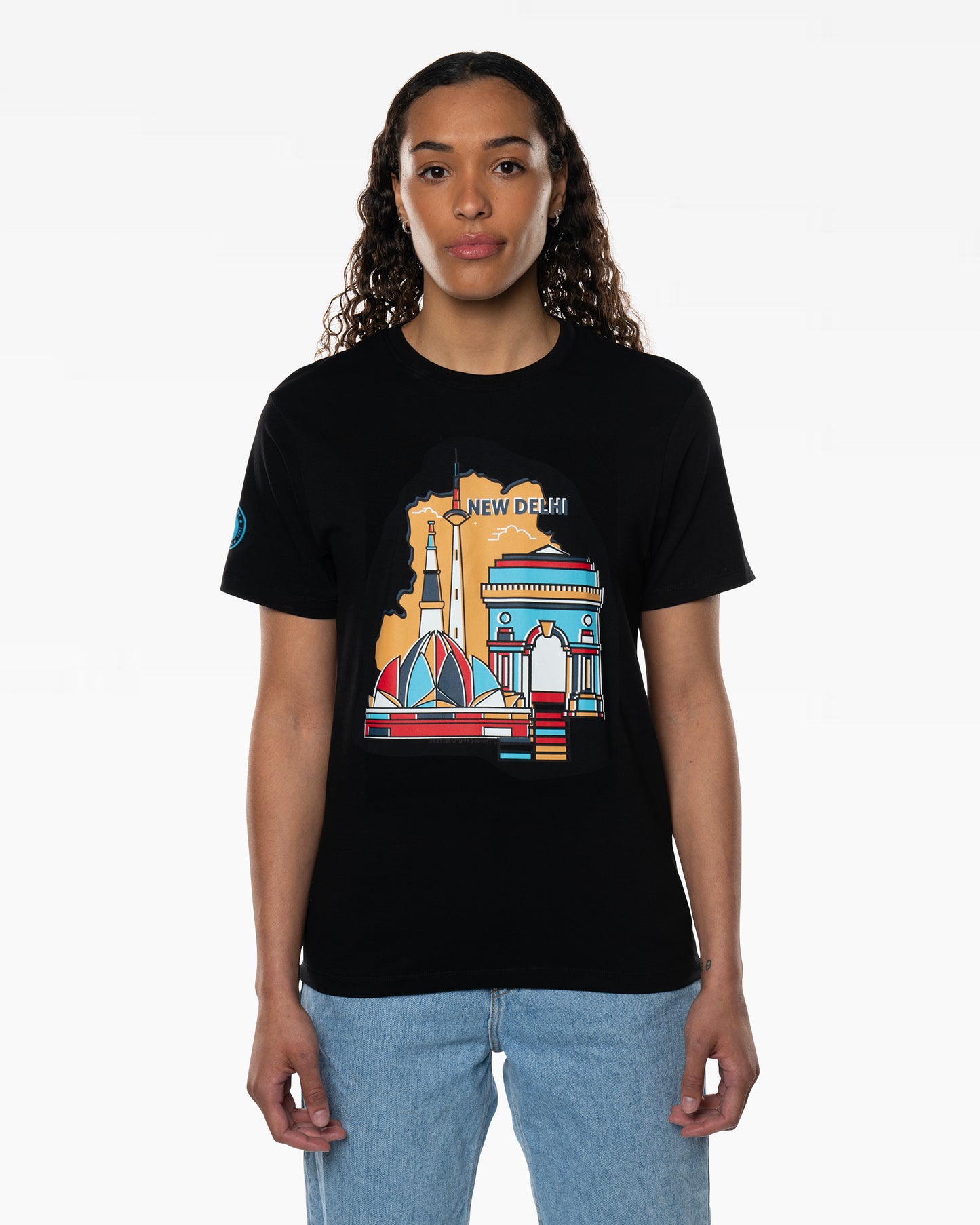 New Delhi Tee - Black