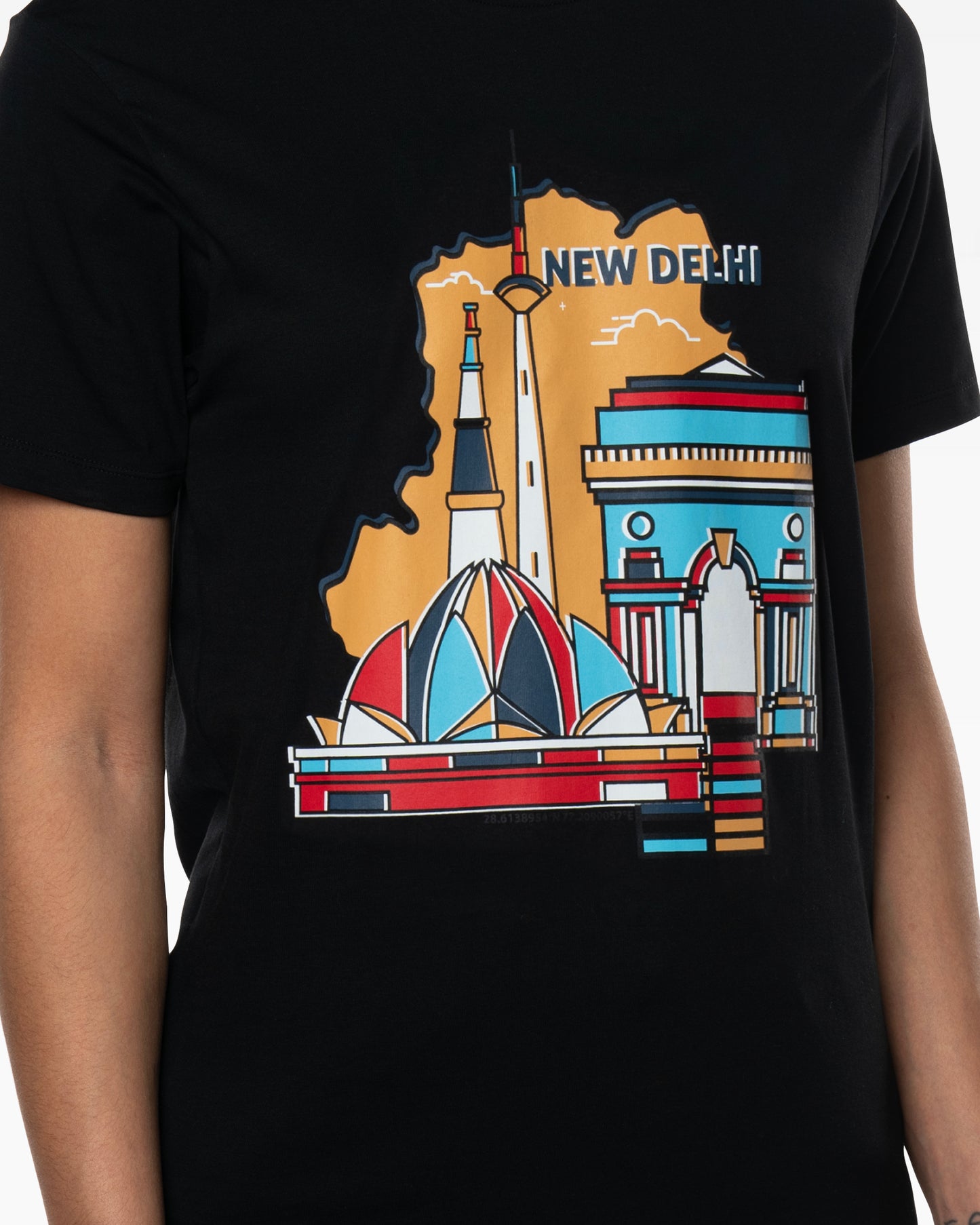 New Delhi Tee - Black