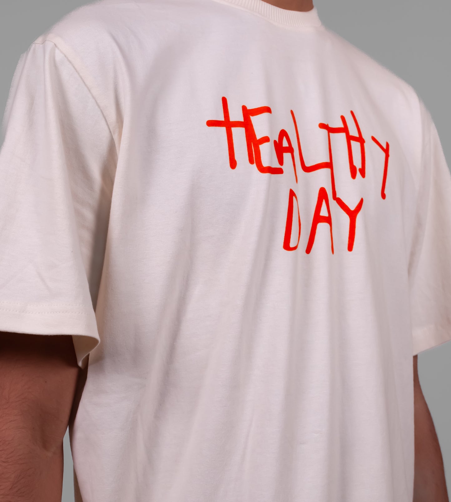 EAT HEALTHY Over Sized T-shirt