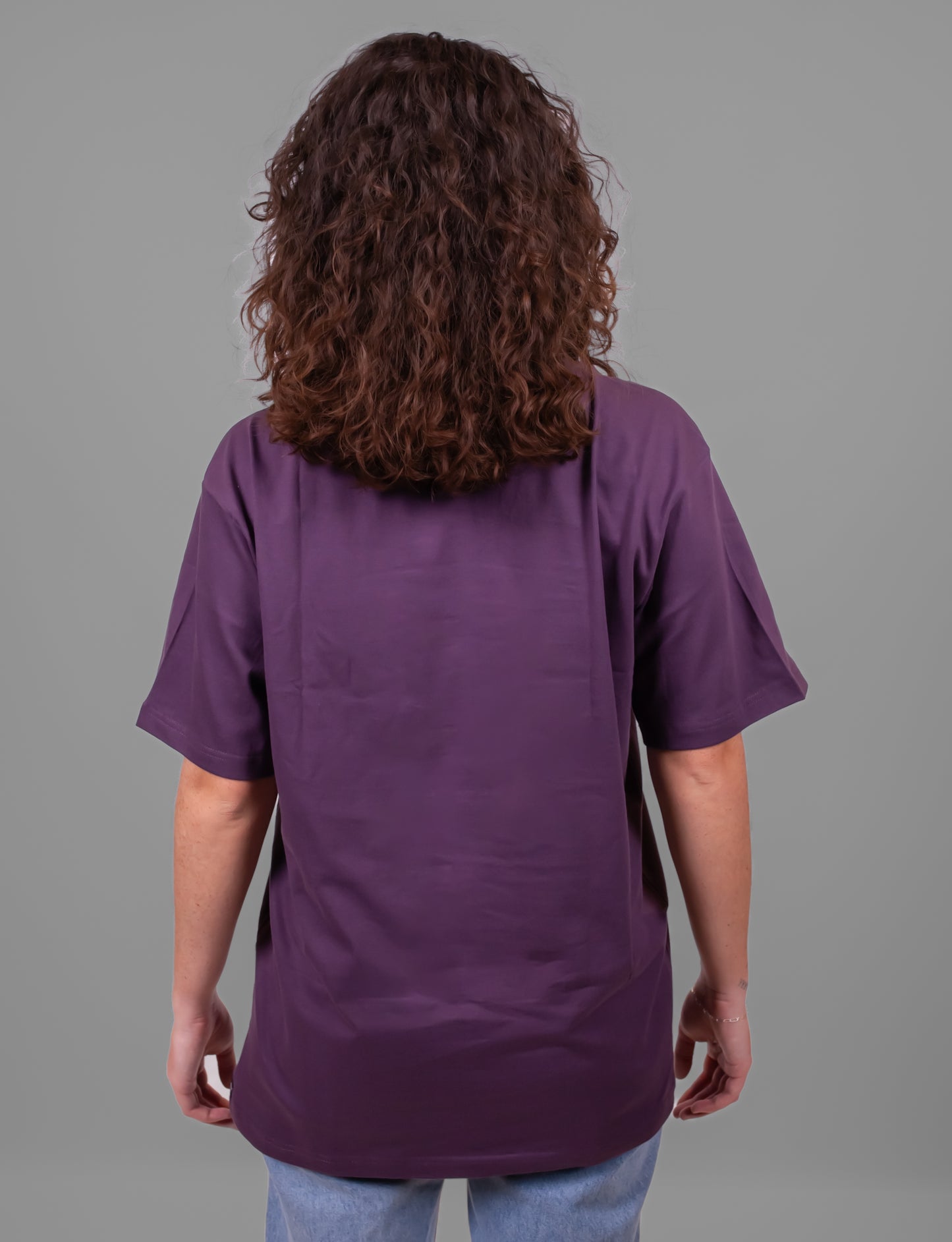 WOMEN PLUM DOODLE T-SHIRT