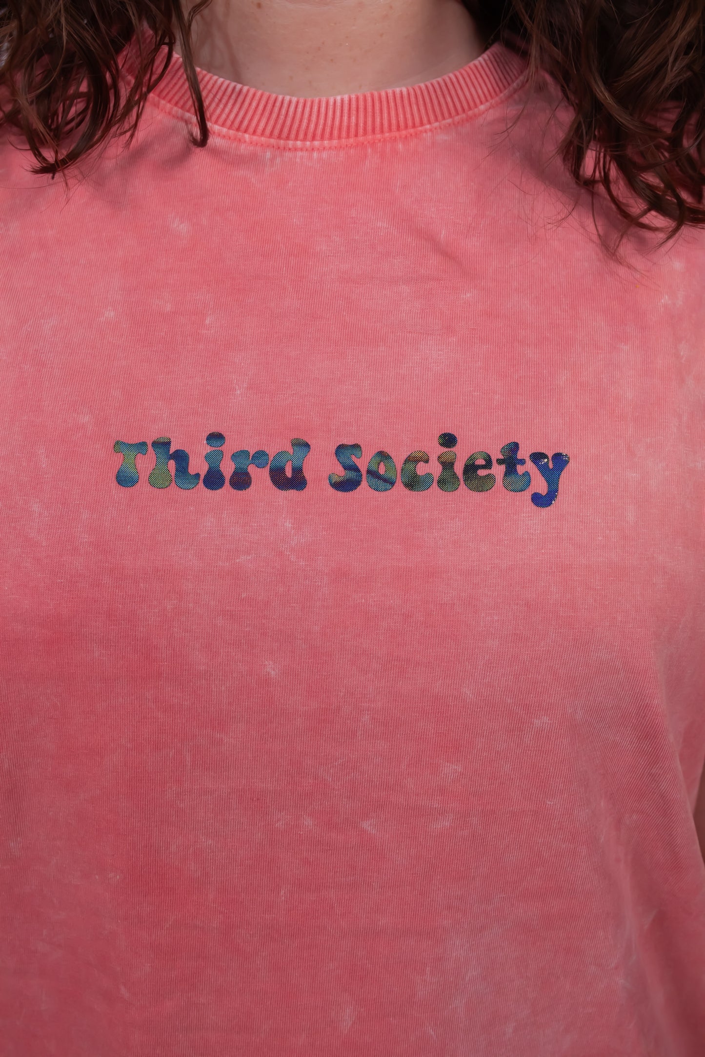 WOMEN THIRD SOCIETY PINK T-SHIRT