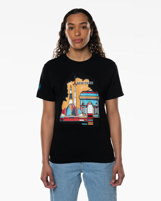 New Delhi Tee - Black