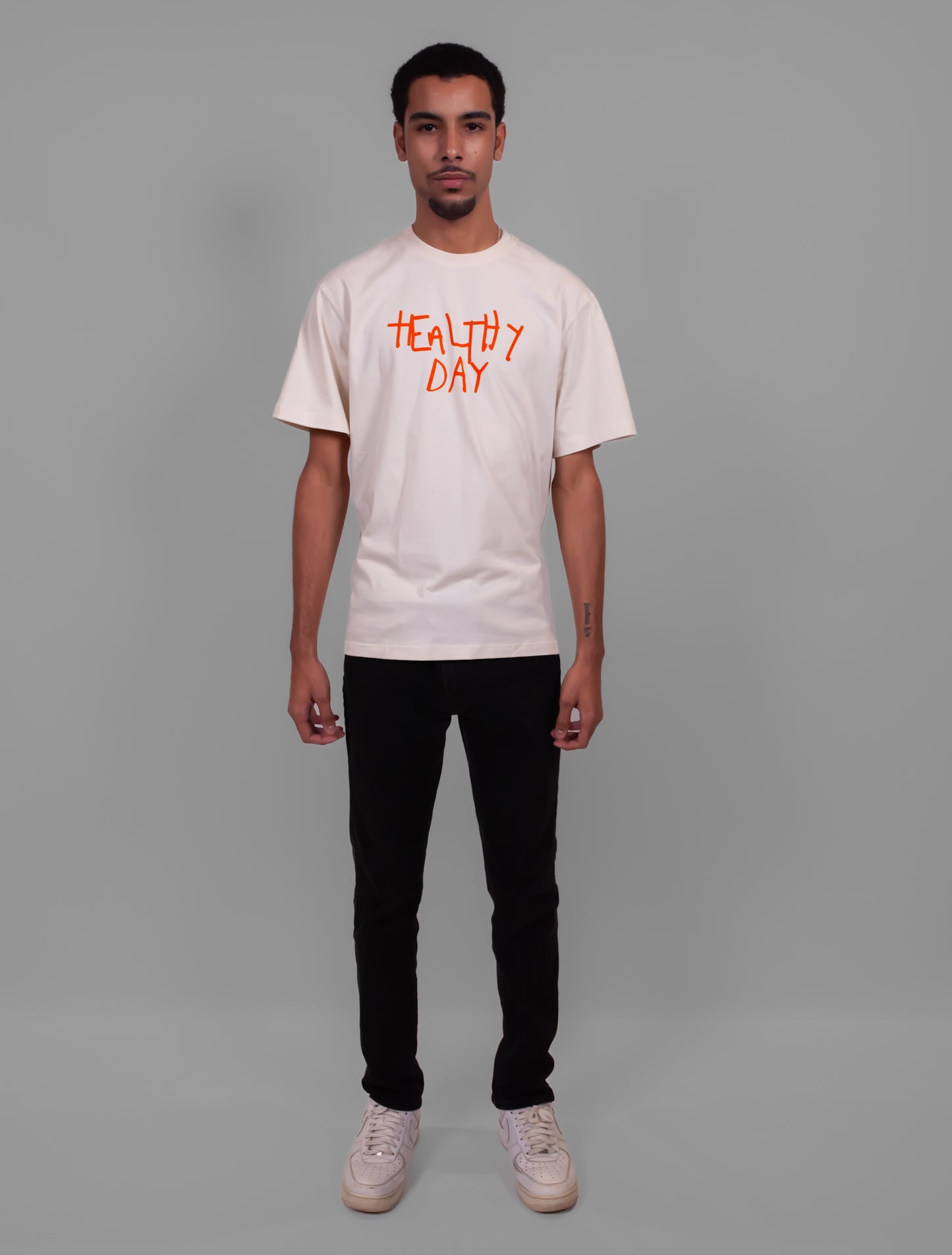 EAT HEALTHY Over Sized T-shirt