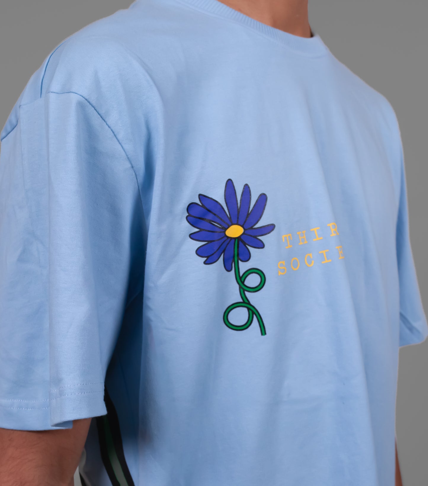 FLOWER PRINT T-SHIRT