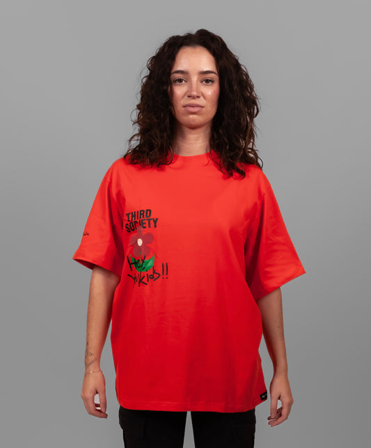 WOMEN THIRD SOCIETY RED T-SHIRT