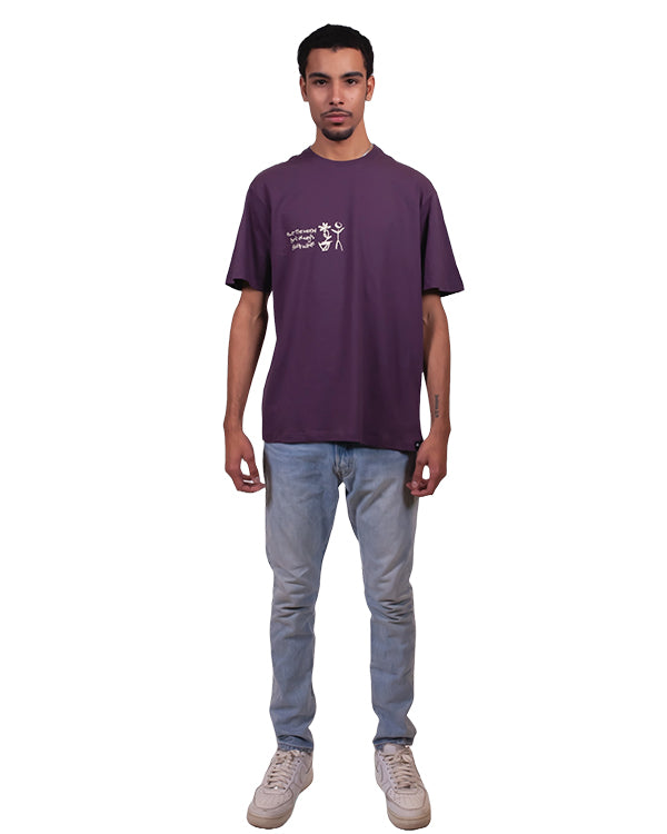 PLUM PERFECT DOODLE T-SHIRT
