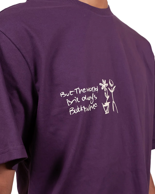 PLUM PERFECT DOODLE T-SHIRT