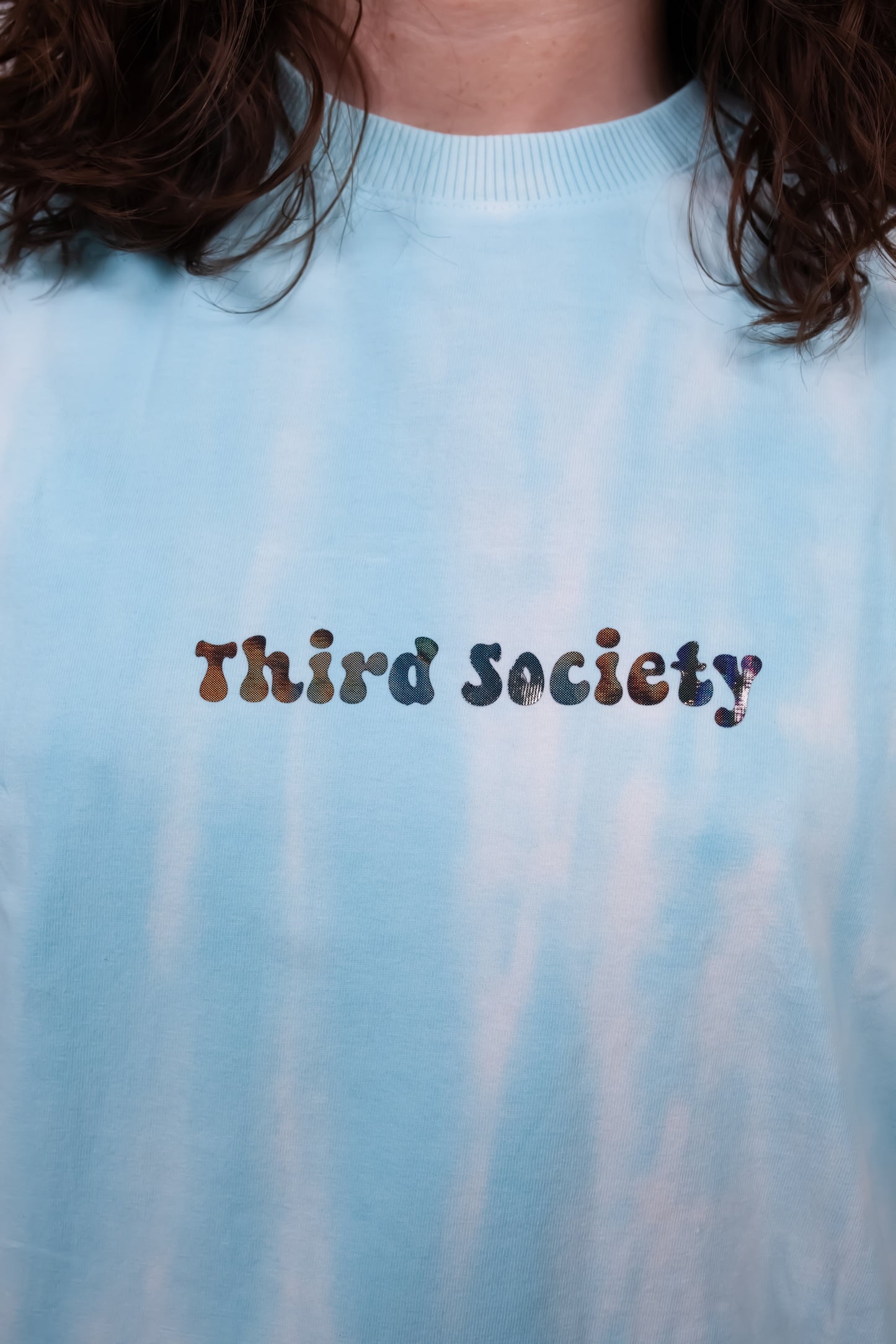 WOMEN THIRD SOCIETY BLUE T-SHIRT