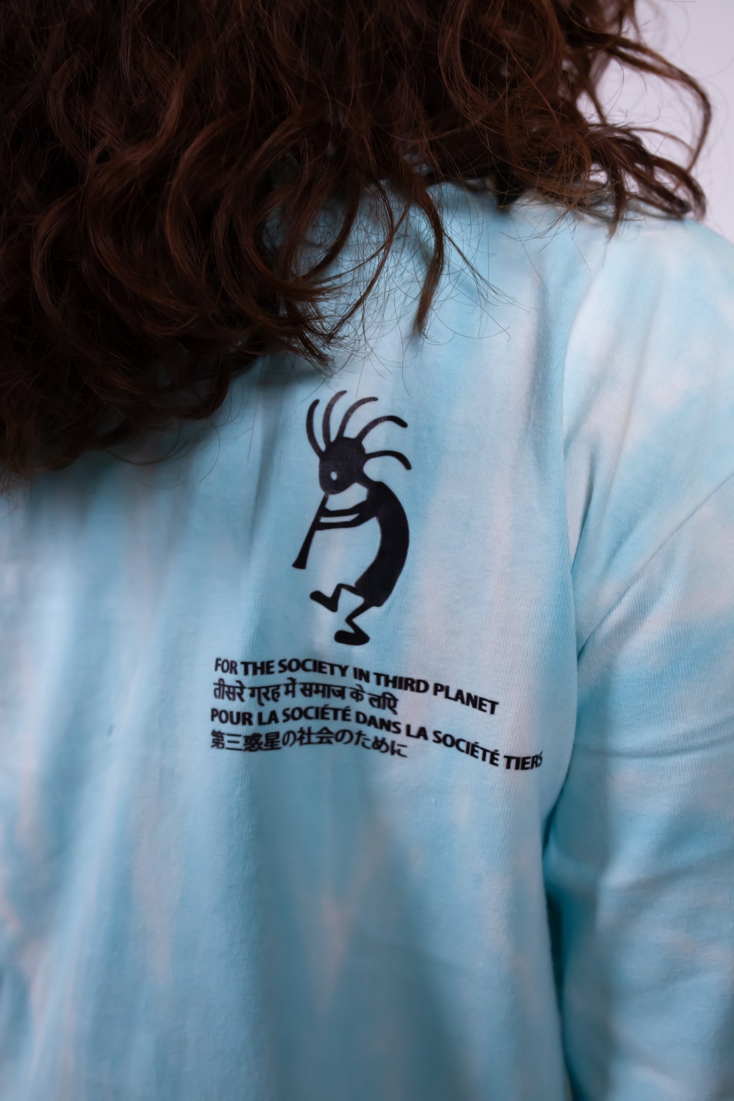 WOMEN THIRD SOCIETY BLUE T-SHIRT