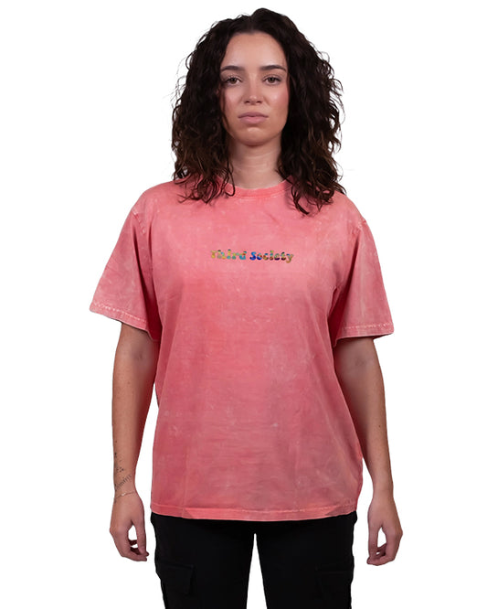 WOMEN THIRD SOCIETY PINK T-SHIRT
